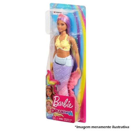 Boneca Barbie Dreamtopia Sereias Lilas FXT08 fxt09 Mattel 873