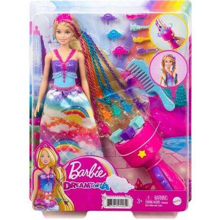 Imagem de Boneca Barbie Dreamtopia Tranças Magicas Mattel GTG00