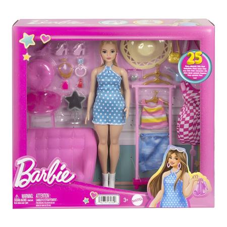 Boneca Barbie Estilista Fashion Closet Da Moda Acessórios - Mattel - Boneca  Barbie - Magazine Luiza