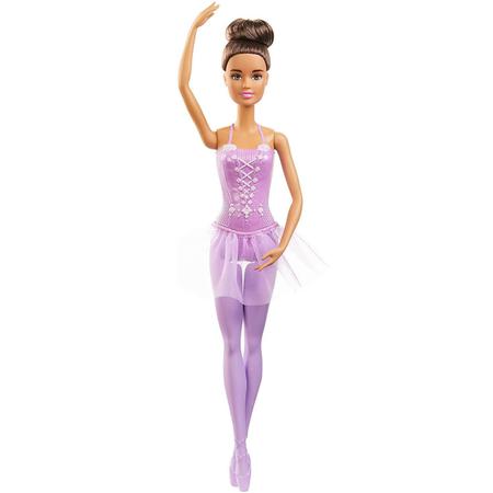 Boneca Barbie Eu Quero Ser Bailarina Morena Da Mattel Gjl58