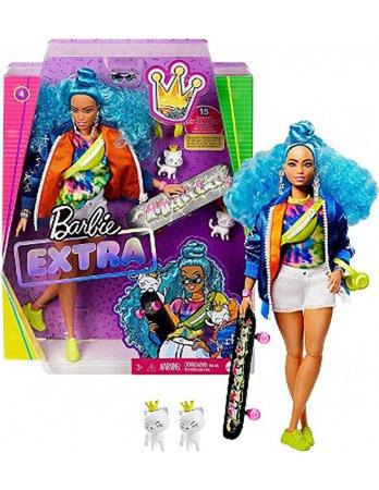 Imagem de Boneca Barbie Extra Doll Skatista Cabelo Azul Mattel - Grn30