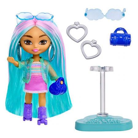Caixa de brinquedos, 8cm, mini world cosmic girl, boneca com 9
