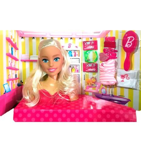 Imagem de Boneca Barbie Faça Penteados Busto Com Acessórios Fashion 