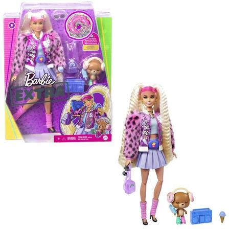 Barbie - Boneca Extra - Cabelo loiro e rosado, BONECAS TV