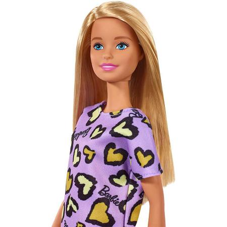 Boneca Barbie Fashion And Beauty Loira Vestido Roxo - Mattel - A