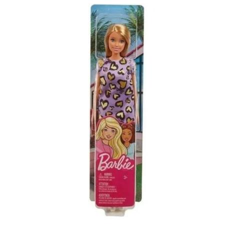 Boneca Barbie Fashion (Loira Vestido Roxo) - Mattel - Toyshow Tudo