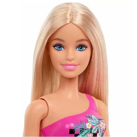 Boneca Barbie Fashion Praia Roupa Laranja Mattel DWJ99 HDC49