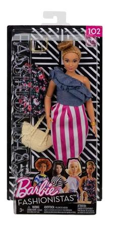 Boneca Barbie Plus Size Curvy Fashionistas Doll Número 102 - Uma Roupa  Traje Extra Vestido - Mattel - Boneca Barbie - Magazine Luiza