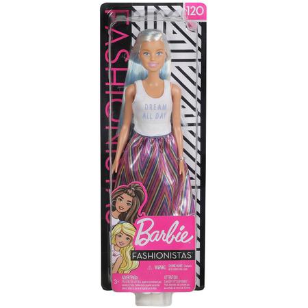 Boneca Barbie Fashionista 155 Camisa Rock e Saia Rosa Fbr37 - Mattel -  Boneca Barbie - Magazine Luiza