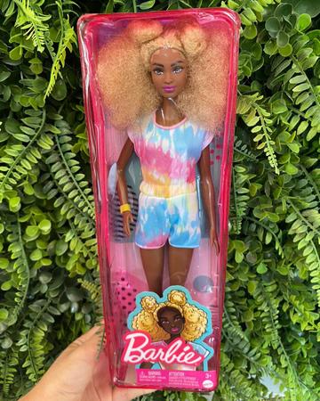 Imagem de Boneca Barbie Fashionista Estilosa Menina Infantil Mattel