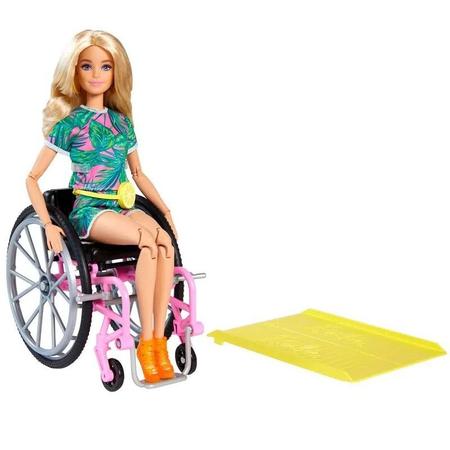Boneca Articulada - Barbie - Fashionista - Loira - Roupa Rock com Saia de  Oncinha - Mattel