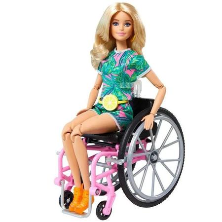 Boneca Articulada - Barbie - Fashionista - Loira - Roupa Rock com Saia de  Oncinha - Mattel