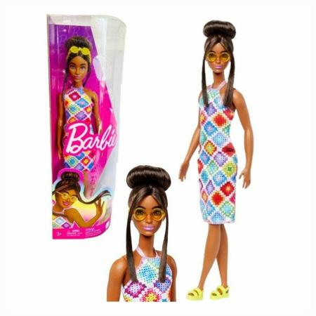 Barbie Fashionista Vestido Crochê e Coque Mattel 210 - Bonecas - Magazine  Luiza