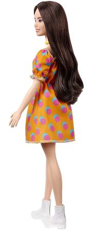 Boneca Barbie Fashionista 32cm Vestido Laranja Mattel - N/A