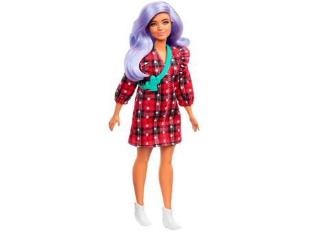 Imagem de Boneca Barbie Fashionista Vestido Xadrez Mattel