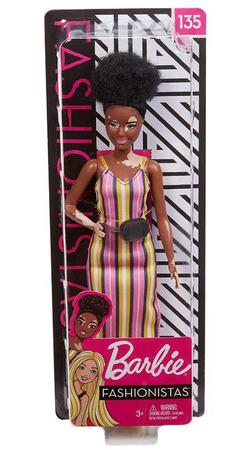 Barbie - Boneca Fashionista Curvy Vitiligo - Vestido com bolas, FASHIONISTAS