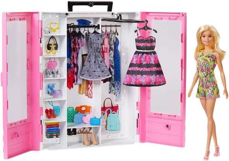 Boneca Barbie Fashionistas Guarda Roupa de Luxo - Mattel - Lojas