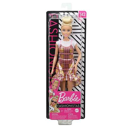 Acessórios para Boneca - Barbie Fashionista - Roupa - Vestido Rosa