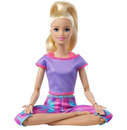 Imagem de Boneca Barbie Feita Para Mexer Loira - To Move Articulada