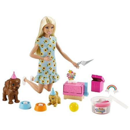 Imagem de Boneca Barbie Festa de Aniversário dos Cachorrinhos Com Acessórios - Puppy Party - Mattel - GXV75