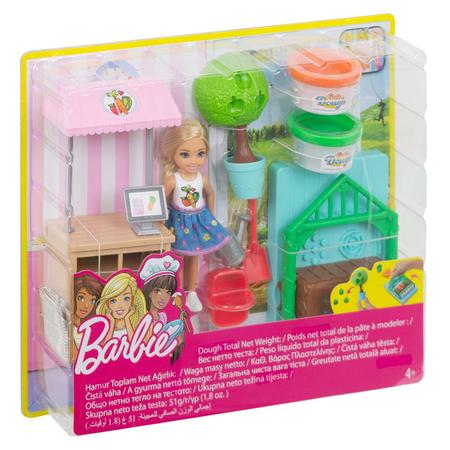 Boneca Barbie Horta da Chelsea com Massinha Mattel Frh75 Boneca