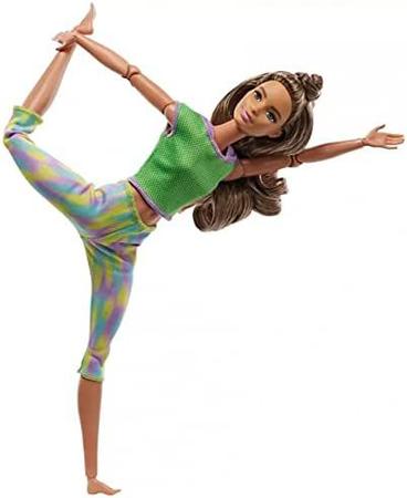 Imagem de Boneca Barbie Made To Move Feita para Mexer Morena - Mattel
