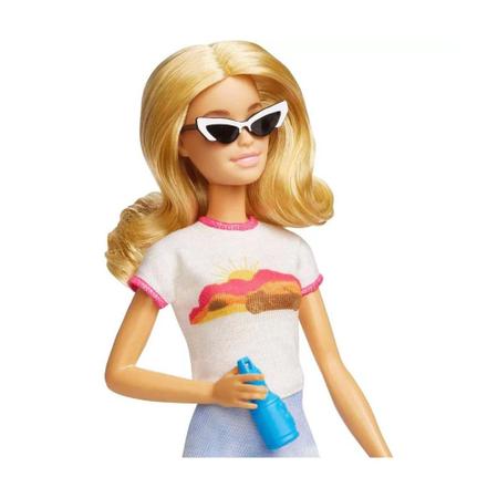 Imagem de Boneca  Barbie Malibu Viajante com Cachorrinho HJY18 MATTEL