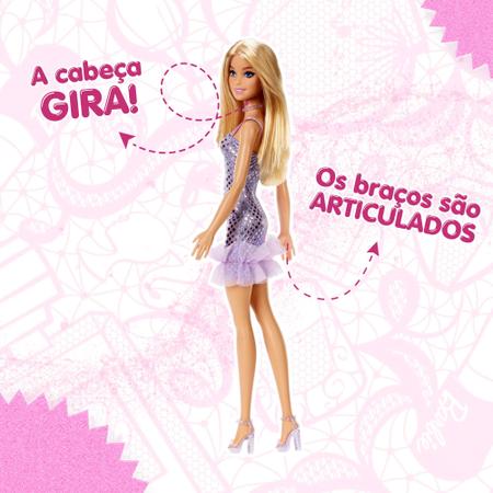 Boneca Articulada - Barbie Filme - Vestido Xadrez Rosa - Mattel - Bonecas -  Magazine Luiza