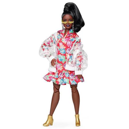 Boneca Barbie Negra Jaqueta De Vinil Bmr1959 Mattel Boneca