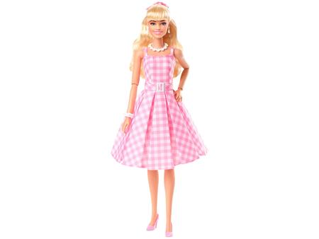 Boneca Articulada - Barbie Filme - Vestido Xadrez Rosa - Mattel