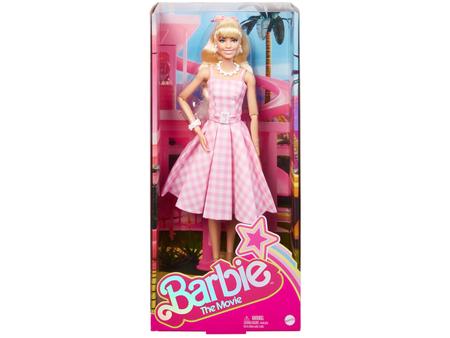 Boneca Articulada - Barbie Filme - Vestido Xadrez Rosa - Mattel