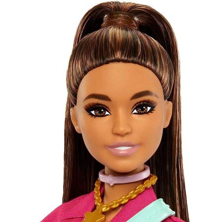 Imagem de Boneca Barbie O Filme Terno de Moda Rosa - Matell