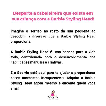 Imagem de Boneca Barbie Penteados Com 7 Acessórios Styling Head