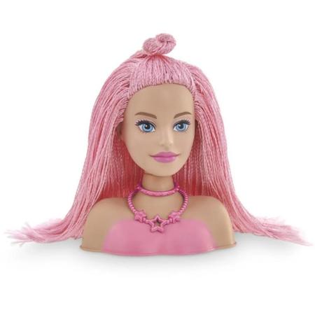 Boneca Barbie Para Maquiar Extra Styling Head Hair - Pupee - Ri Happy