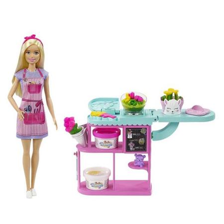 Imagem de Boneca Barbie Profissões Articulada Loja de Flores Com Acessórios - Mattel - GTN58