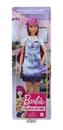 Boneca Barbie Profissões Cabeleireira Fashion DVF50 Mattel