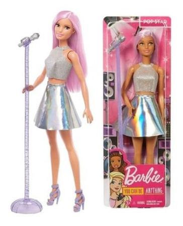 Imagem de Boneca Barbie Profissões - Cantora Pop Star - Nova Original