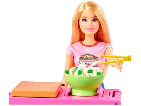 Imagem de Boneca Barbie Profissões Conjunto Chef de Macarrão - com Acessórios Mattel