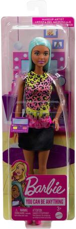 Imagem de Boneca Barbie Profissões Maquiadora Cabelo Azul - Mattel