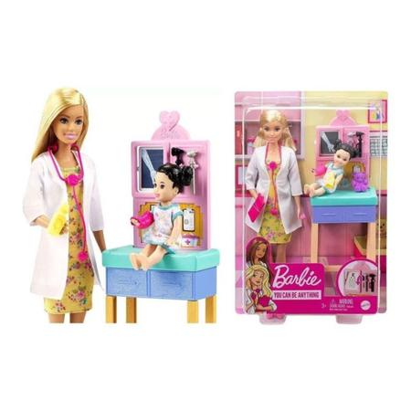 Boneca Barbie Profissões Médica Pediatra - Original Mattel