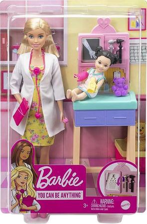 Boneca Barbie Profissões Médica Pediatra - Original Mattel