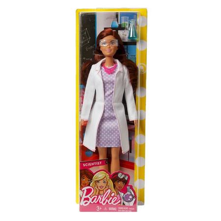 Boneca barbie profissoes quero ser cientista mattel dvf50