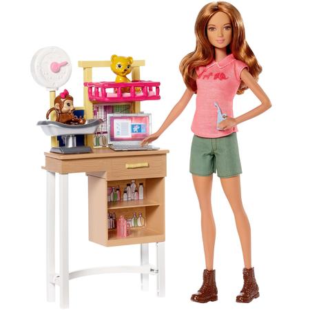 Boneca Barbie Quero Ser Estilista de Bichinhos Mattel Dhb63