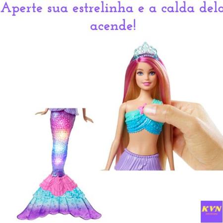 Comprar Boneca Barbie sereias Luzes Mágicas de Mattel