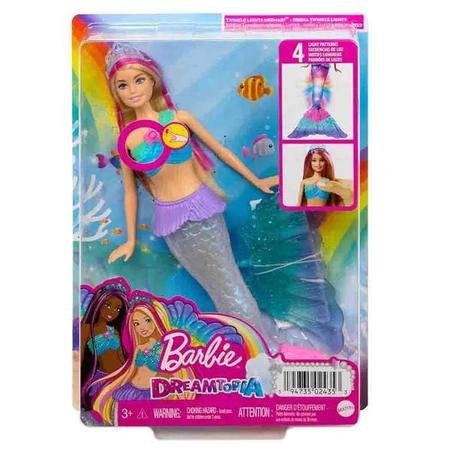 Comprar Boneca Barbie sereias Luzes Mágicas de Mattel