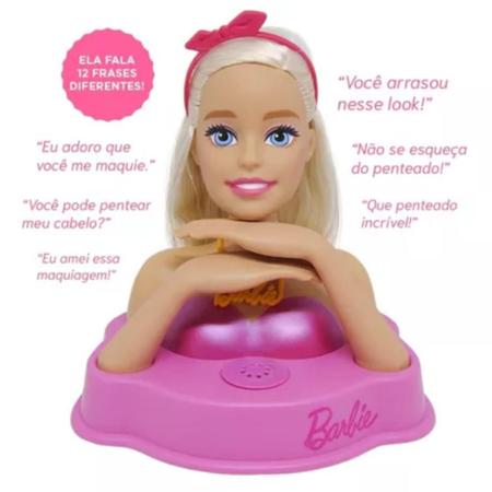 Boneca Barbie Busto Maquiagem Para Pentear E Maquiar - Original Mattel -  Pupee - Boneca Barbie - Magazine Luiza