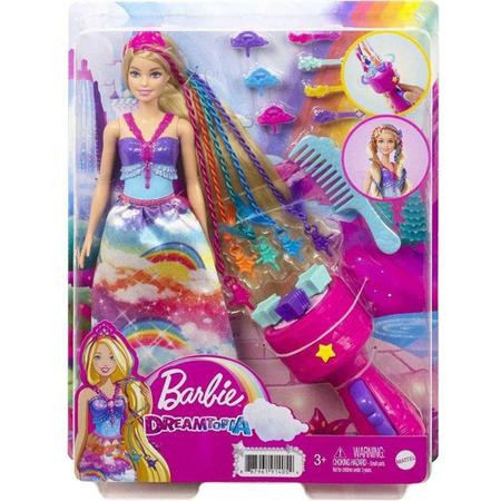 Imagem de Boneca Barbie Tranças Mágicas 30cm Dreamtopia - Mattel GTG00