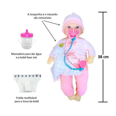 Boneca Bebê Reborn Anjo Com Macacão e Acessórios - Bonecas - Magazine Luiza