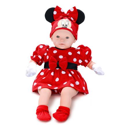 Imagem de Boneca Bebê - Classic Dolls Disney - Recém Nascido - Minnie - Roma