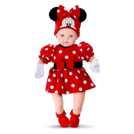 Imagem de Boneca Bebê - Classic Dolls Disney - Recém Nascido - Minnie - Roma